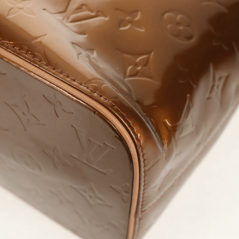 【日本直送】路易威登 Monogram Vernis Houston 手提包 青銅色 M91122 LV Auth mr1617V-15