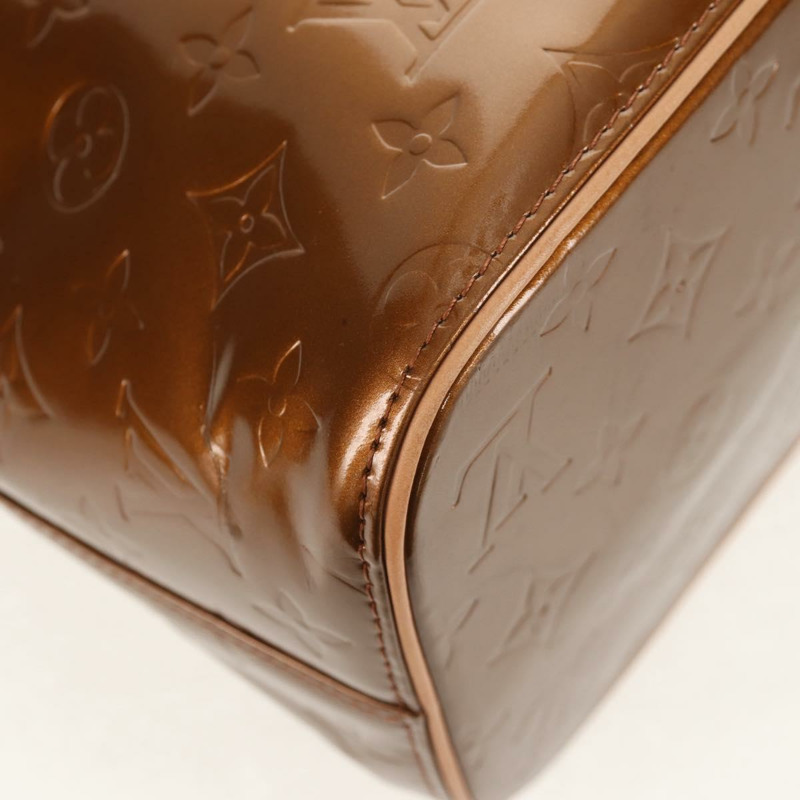 【日本直送】路易威登 Monogram Vernis Houston 手提包 青銅色 M91122 LV Auth mr1617V-16