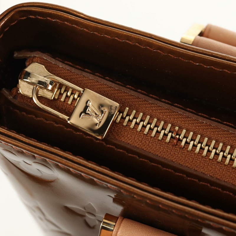 【日本直送】路易威登 Monogram Vernis Houston 手提包 青銅色 M91122 LV Auth mr1617V-18