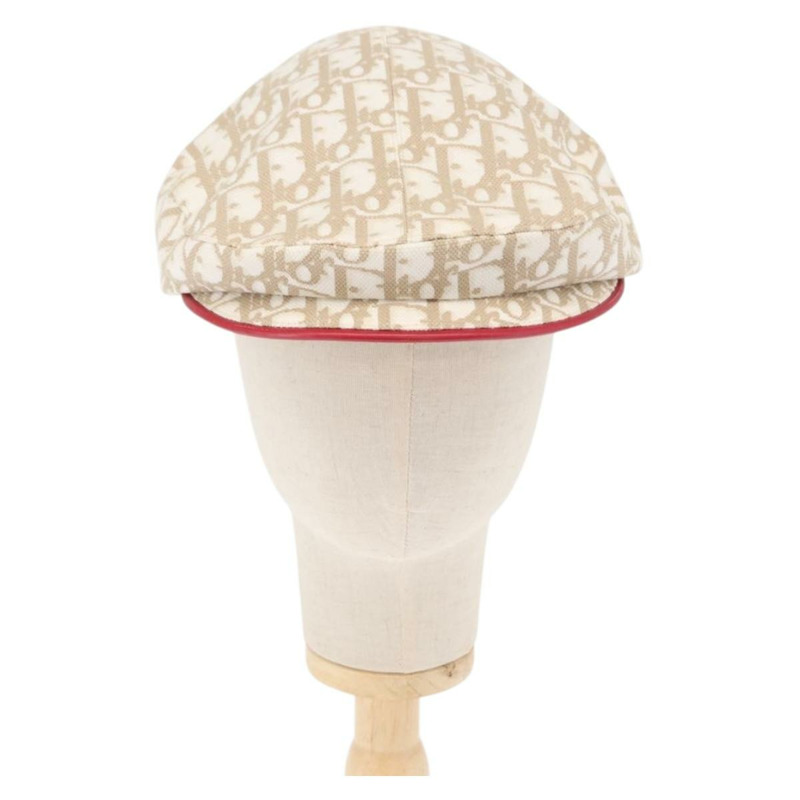 【日本直送】Christian Dior Trotter帆布帽 米色 Auth mr1632V-12