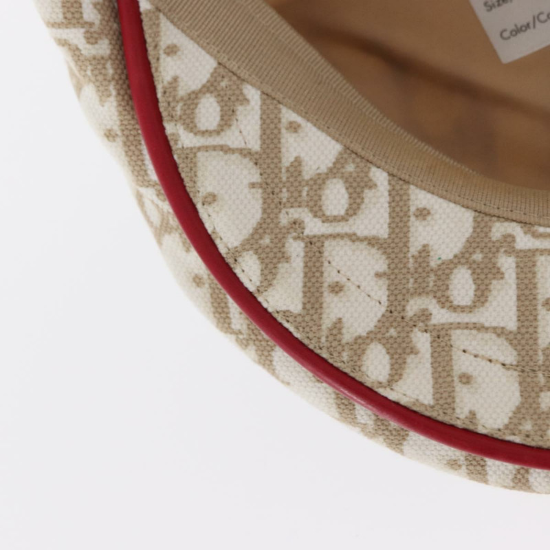 【日本直送】Christian Dior Trotter帆布帽 米色 Auth mr1632V-13