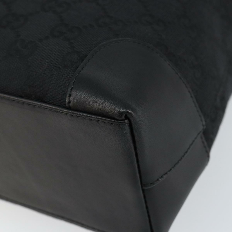 【日本直送】GUCCI GG帆布托特包 黑色 銀色 33890 正品 am9800-7