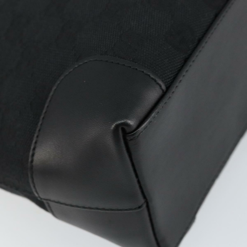 【日本直送】GUCCI GG帆布托特包 黑色 銀色 33890 正品 am9800-14