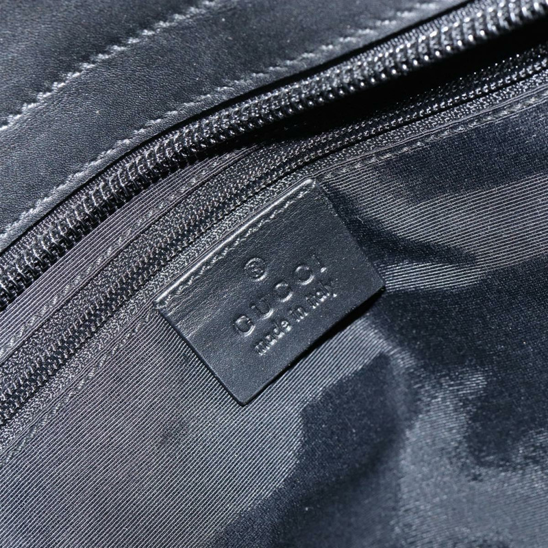 【日本直送】GUCCI GG帆布托特包 黑色 銀色 33890 正品 am9800-17