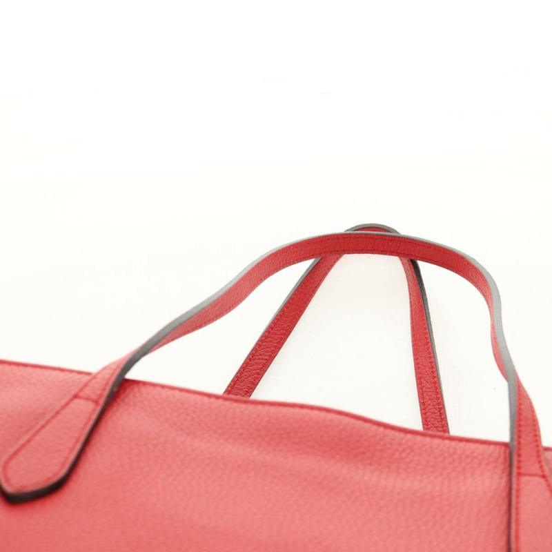 【日本直送】GUCCI 互扣式手提包 皮革 紅色 金色 353581 Auth am9922V-13