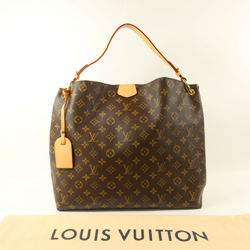 LOUIS VUITTON Monogram Graceful MM金扣肩背袋-8