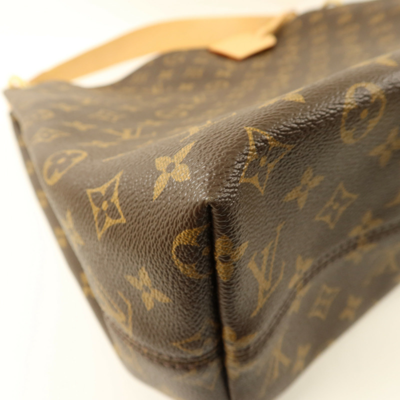 LOUIS VUITTON Monogram Graceful MM金扣肩背袋-14
