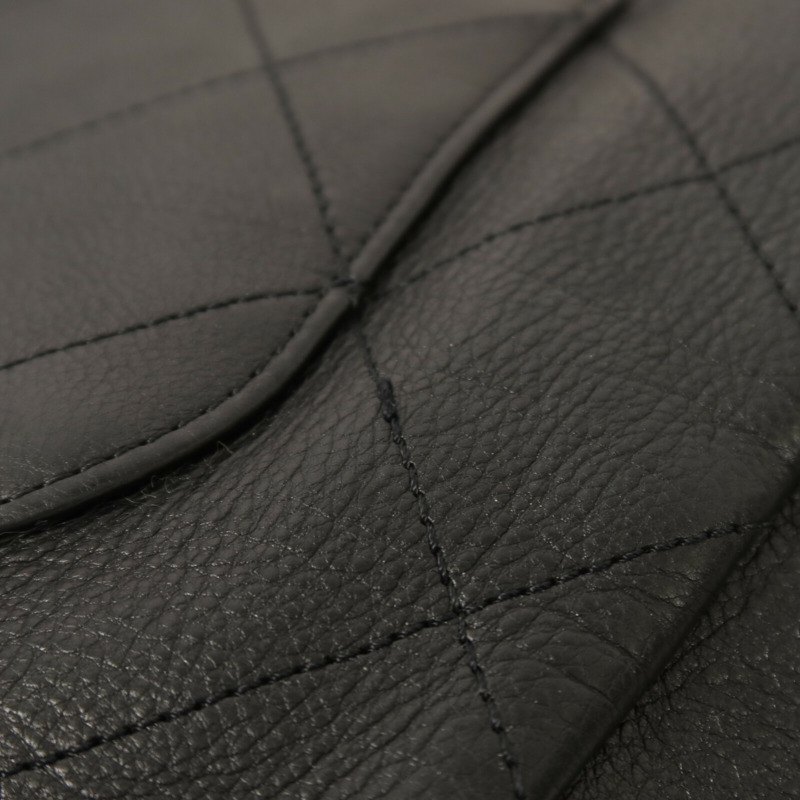 CHANEL 牛皮皮革Bucket Bag鏈帶肩背袋-17