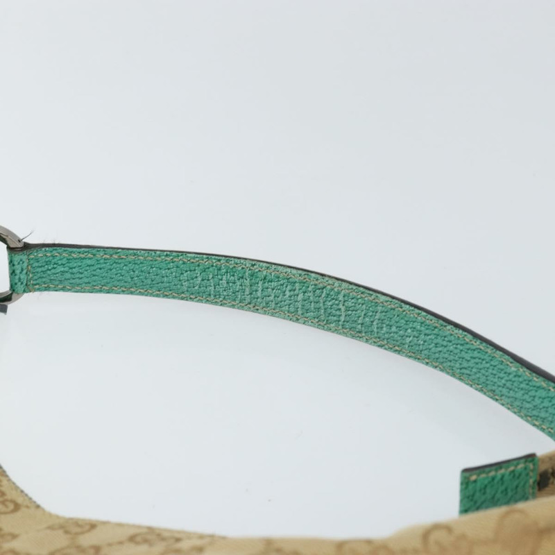 【日本直送】GUCCI GG帆布肩背包 米色 銀色 134357 正品 156040-7