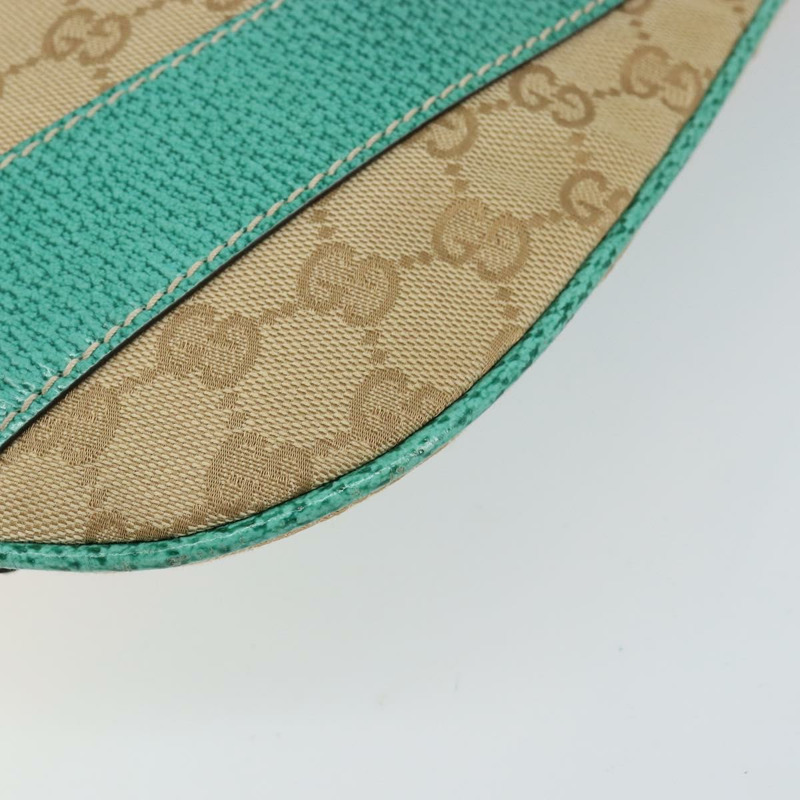 【日本直送】GUCCI GG帆布肩背包 米色 銀色 134357 正品 156040-8