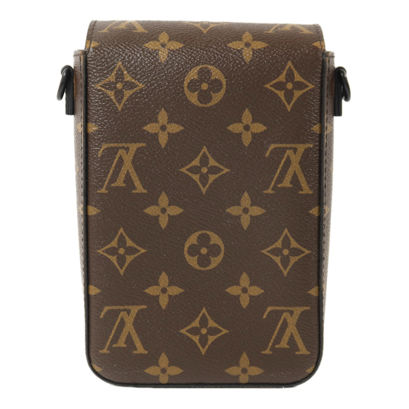 LOUIS VUITTON Monogram Macassar S-Lock肩背袋-1