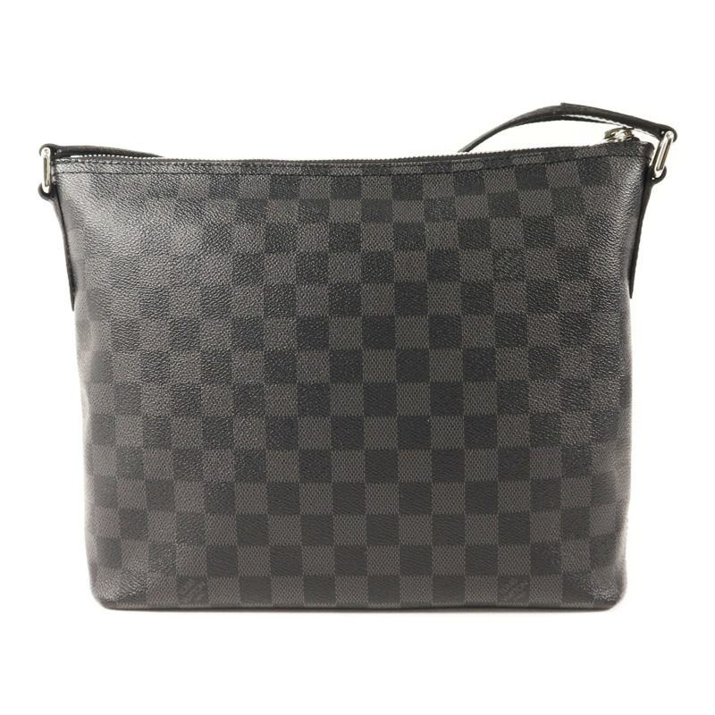 LOUIS VUITTON Damier Graphite Mick PM銀扣肩背袋-1