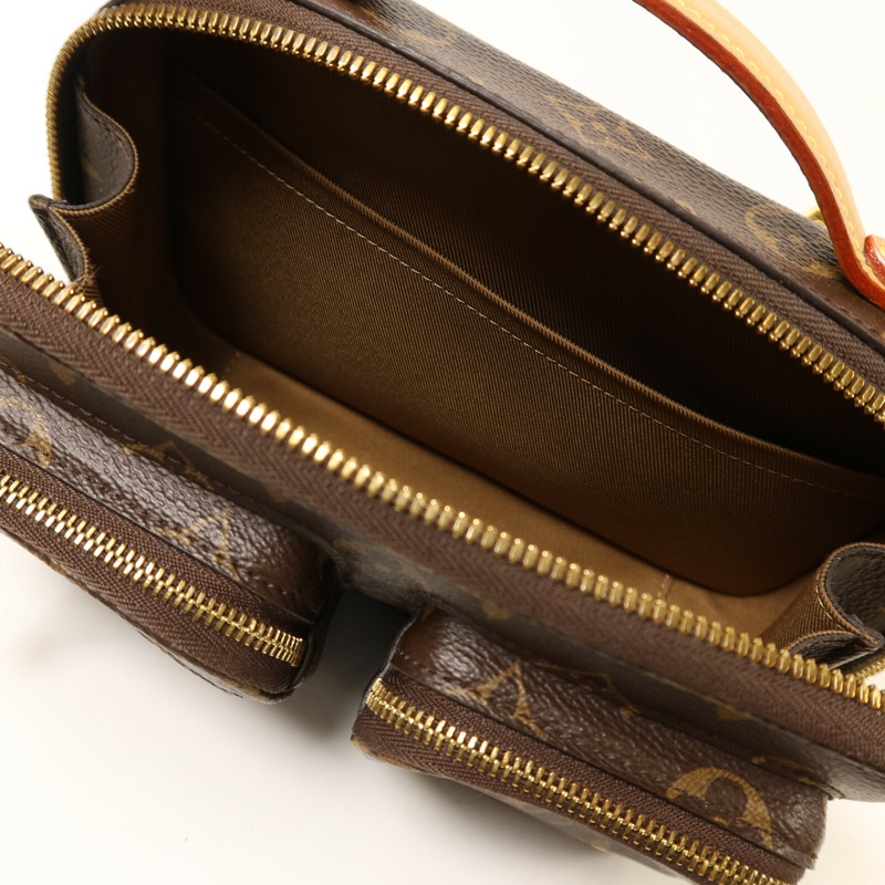 LOUIS VUITTON Monogram Utility金扣手挽肩背兩用袋-4