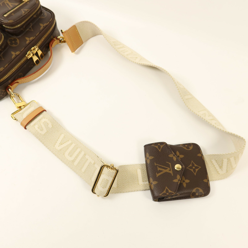 LOUIS VUITTON Monogram Utility金扣手挽肩背兩用袋-6
