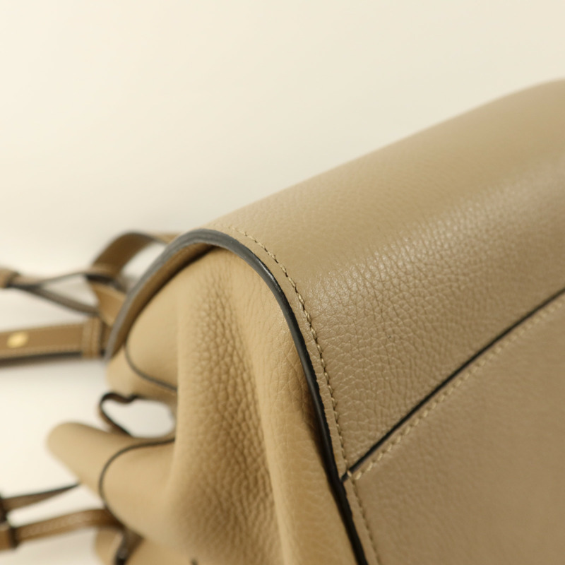 LOEWE 牛皮皮革Hammock金扣手挽肩背兩用袋-11