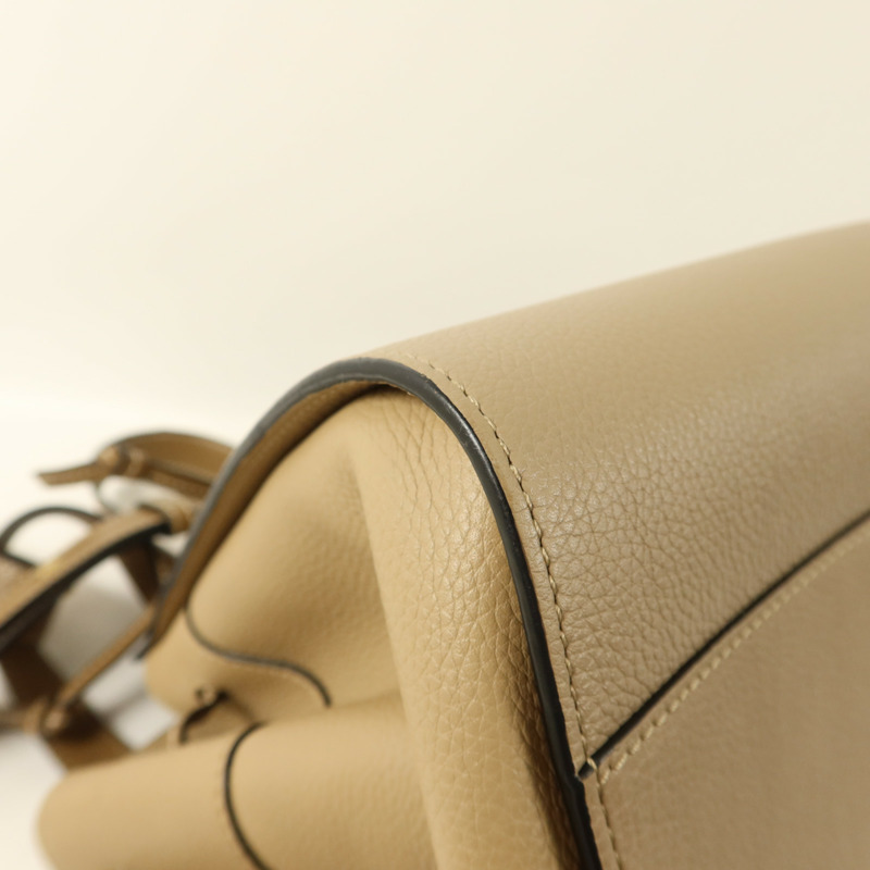 LOEWE 牛皮皮革Hammock金扣手挽肩背兩用袋-13