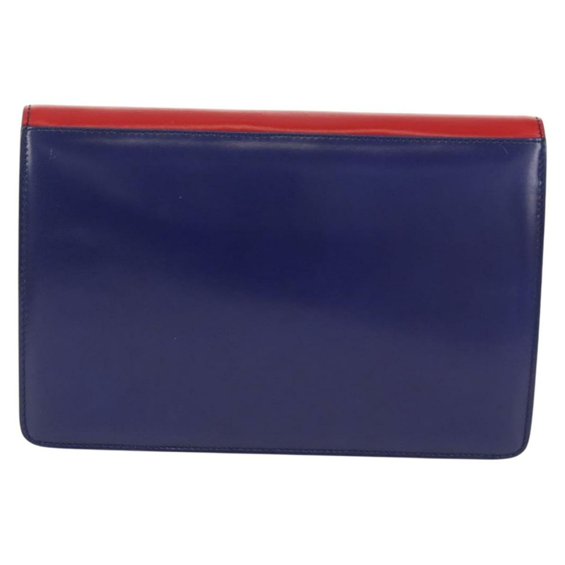 【日本直送】CELINE 圓形手拿包 皮革 多色 金色 正品 154051V-1