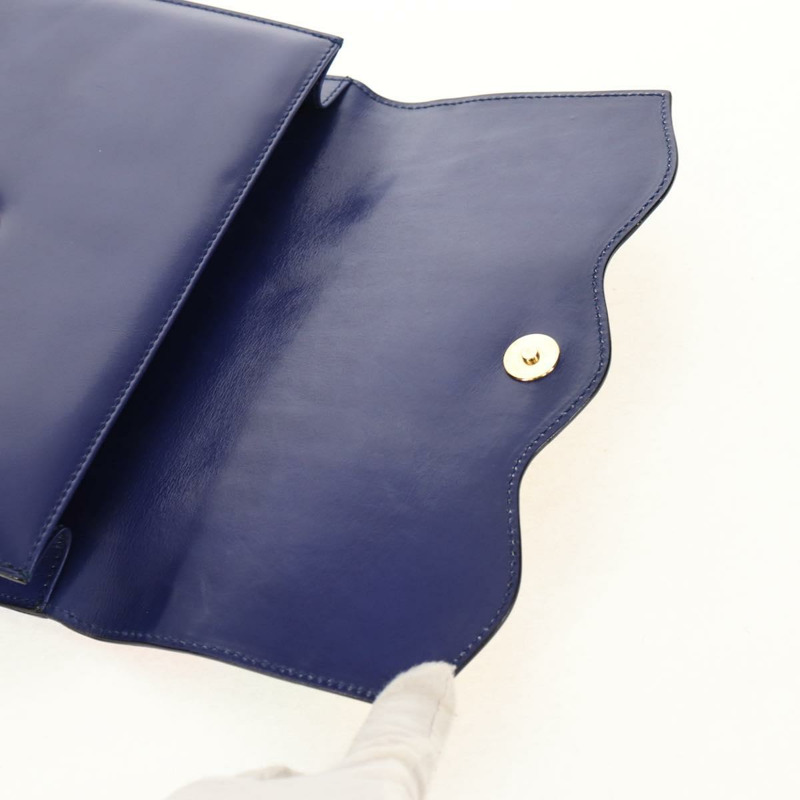 【日本直送】CELINE 圓形手拿包 皮革 多色 金色 正品 154051V-7