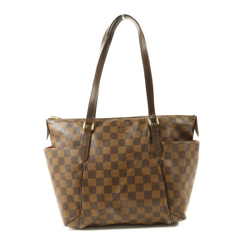 LOUIS VUITTON Damier Totally PM金扣手挽袋