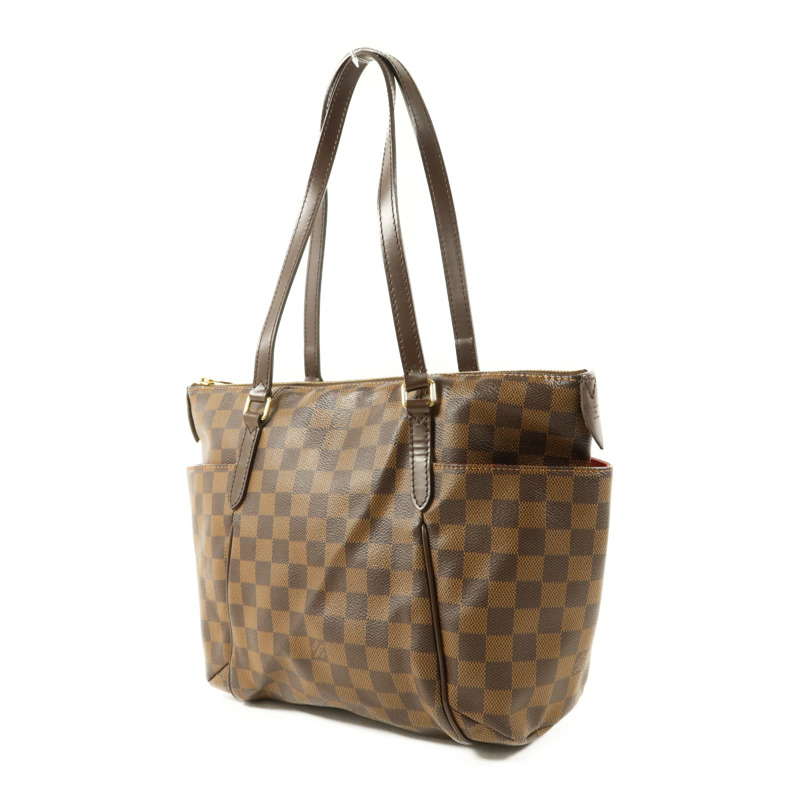 LOUIS VUITTON Damier Totally PM金扣手挽袋-2