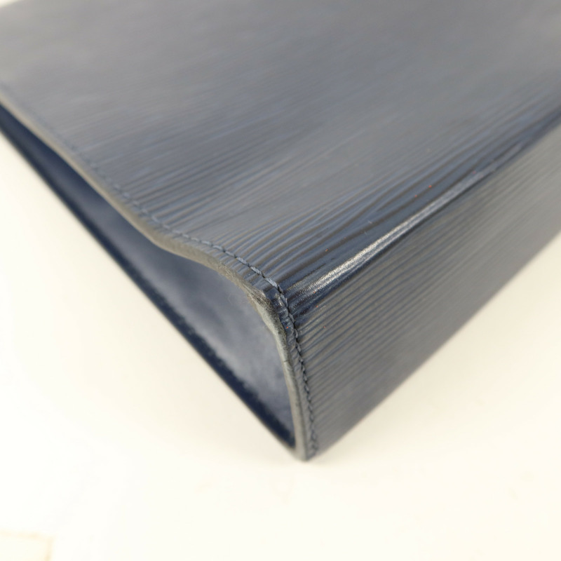 LOUIS VUITTON Epi Poche Toilette銀扣手拿包-9