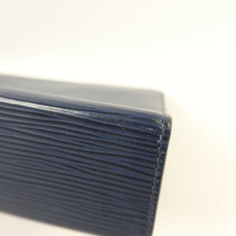 LOUIS VUITTON Epi Poche Toilette銀扣手拿包-12