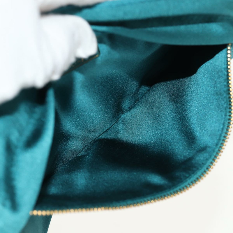 【日本直送】PRADA 紫色金色緞面手拿包（正品）154166M-17