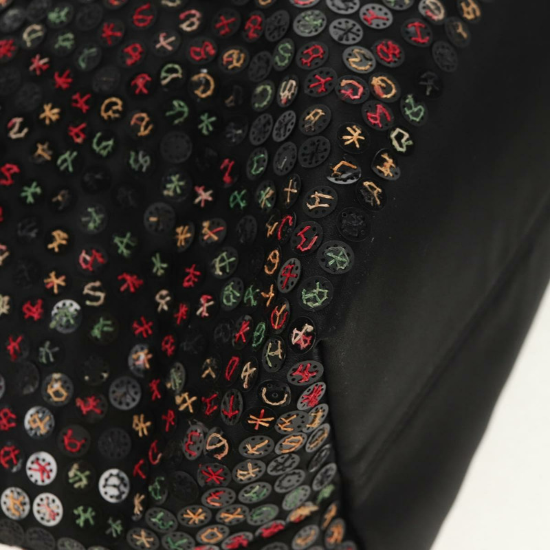 【日本直送】FENDI 亮片托特包 尼龍 黑色 正品 142984V-14