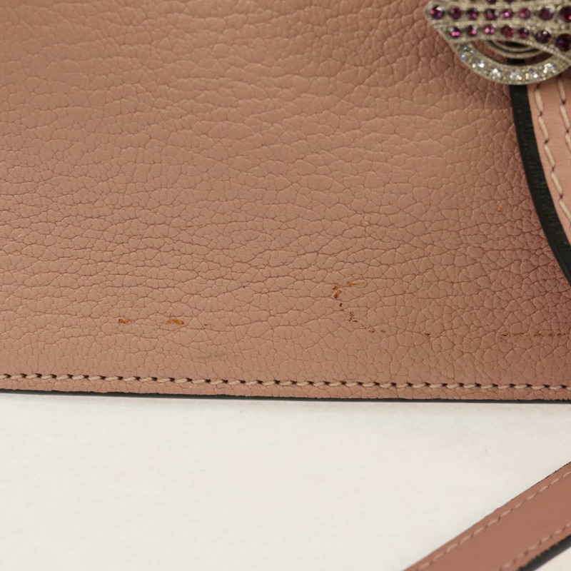 【日本直送】Miu Miu Mew Lady 手提包 皮革 2way 粉紅金配色 正品 154917V-1