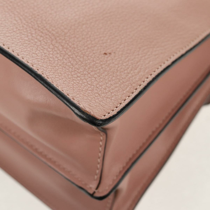 【日本直送】Miu Miu Mew Lady 手提包 皮革 2way 粉紅金配色 正品 154917V-22