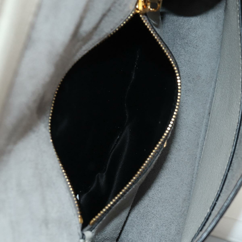 【日本直送】Miu Miu Mew Lady 單肩包，皮革材質，白色金色，正品，貨號 154916V-30