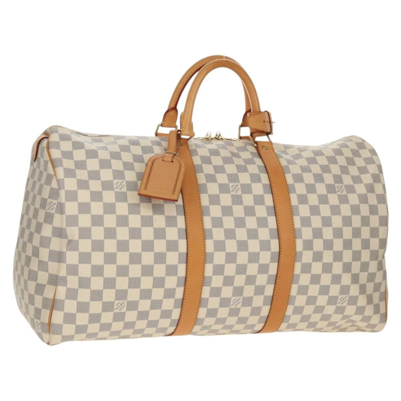 【日本直送】路易威登 Damier Azur Keepall 50 波士頓包 N41430 LV Auth 154925V-0