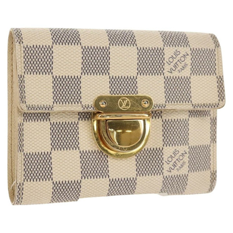 路易威登 Damier Azur Portefeuille Koala 三折皮夾 N60013 正品 154940V