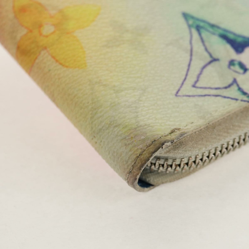 【日本直送】路易威登 Monogram Watercolor Zippy 垂直版藍色皮夾 M80499 正品 143028A-7