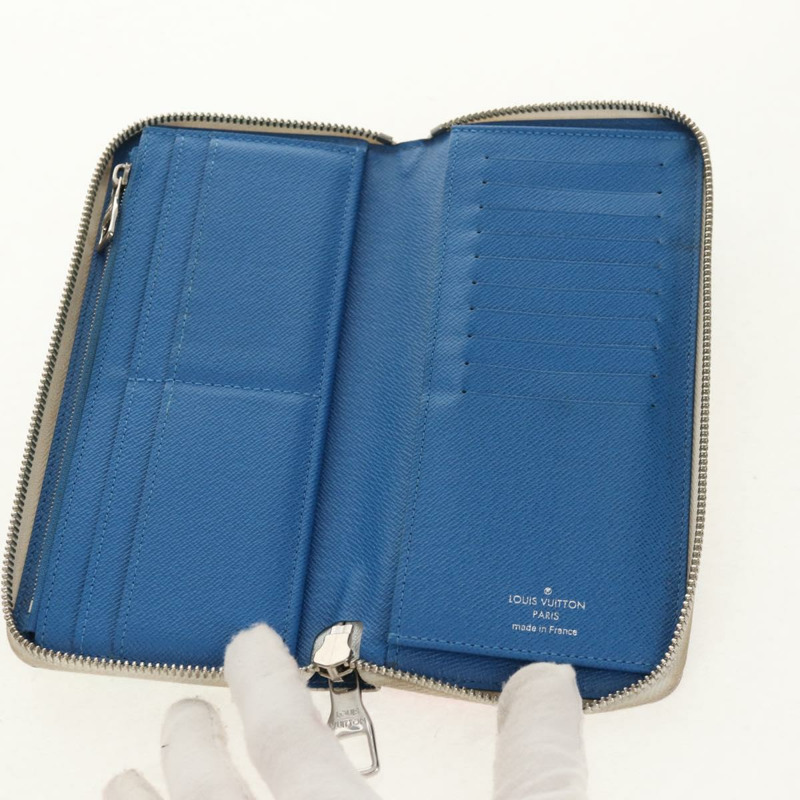 【日本直送】路易威登 Monogram Watercolor Zippy 垂直版藍色皮夾 M80499 正品 143028A-9