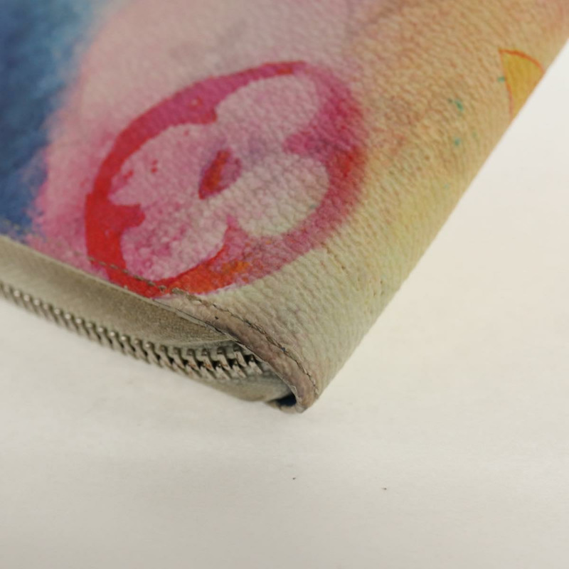 【日本直送】路易威登 Monogram Watercolor Zippy 垂直版藍色皮夾 M80499 正品 143028A-15