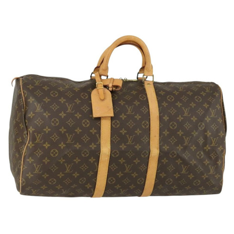 路易威登 Monogram Keepall 55 波士頓包 M41424 LV Auth 155037A