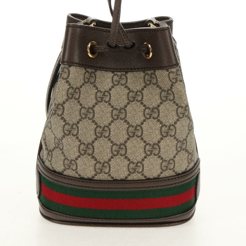 【日本直送】GUCCI GG Supreme Web Sherry Offdia 迷你水桶包 PVC 550620 正品 142976SAM-1