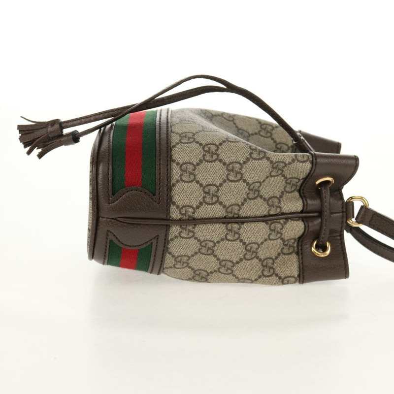 【日本直送】GUCCI GG Supreme Web Sherry Offdia 迷你水桶包 PVC 550620 正品 142976SAM-3