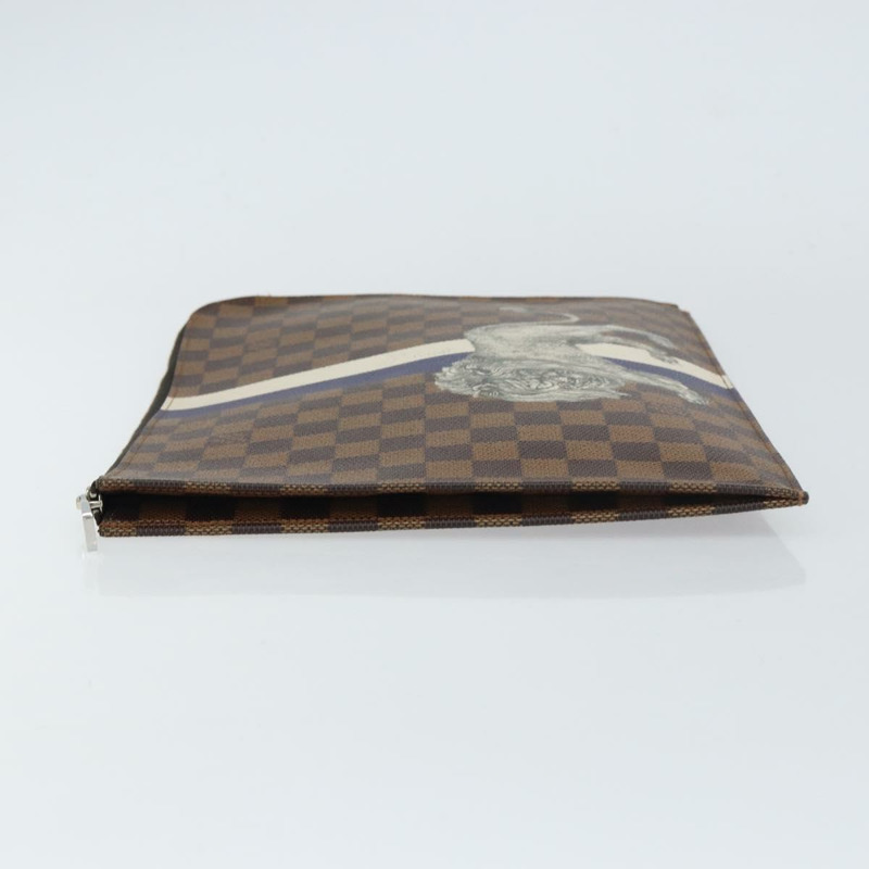 【日本直送】路易威登 Damier Savannah Pochette Jules GM 手拿包 N63345 LV 正品 ti3498-3