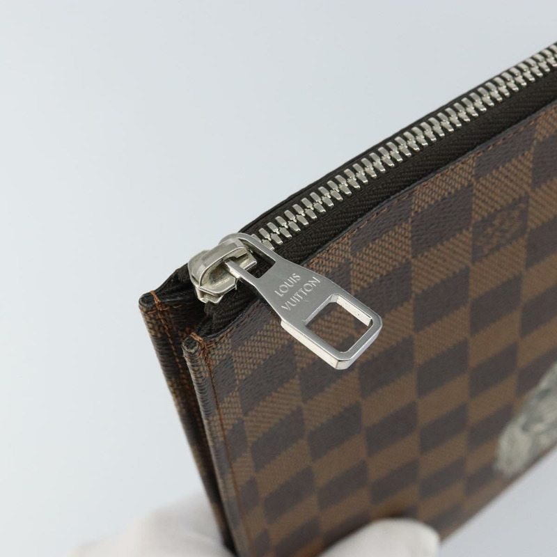 【日本直送】路易威登 Damier Savannah Pochette Jules GM 手拿包 N63345 LV 正品 ti3498-7