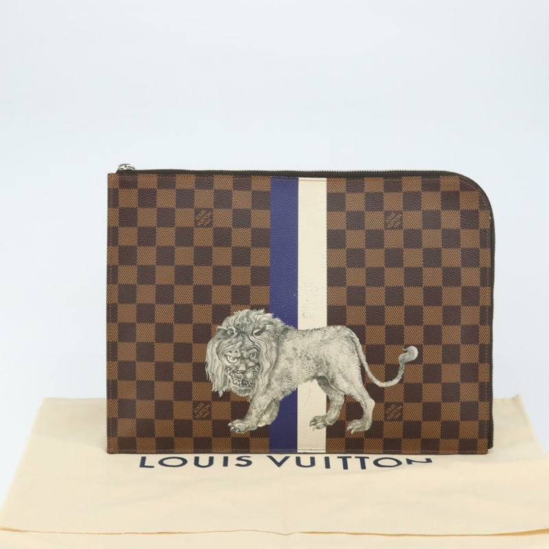 【日本直送】路易威登 Damier Savannah Pochette Jules GM 手拿包 N63345 LV 正品 ti3498-11