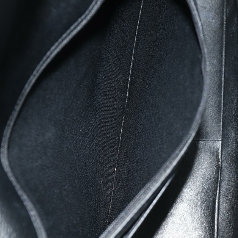 【日本直送】香奈兒 Matelasse 30 鏈條肩背包，魚子醬紋皮革，黑色，銀色 CC 標誌，正品 ka456V-25