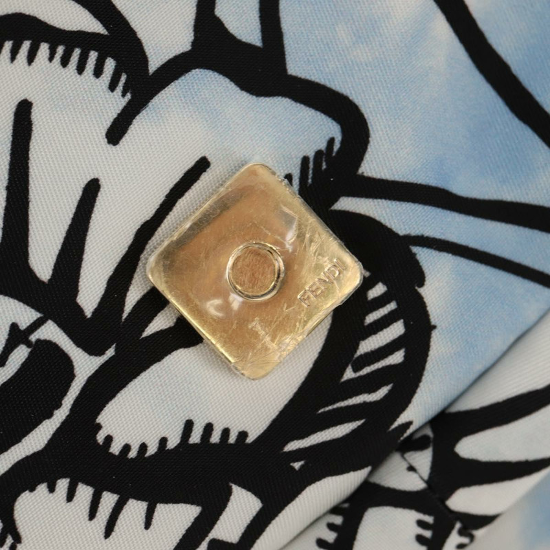 【日本直送】FENDI 雙肩包 尼龍 藍色 金色 正品 ka596M-21