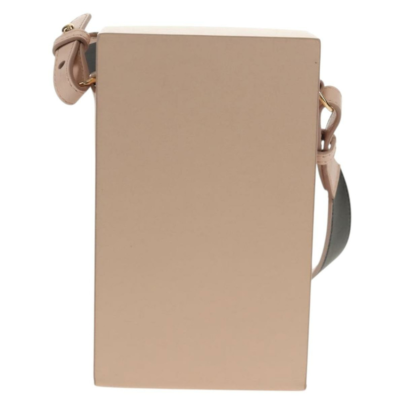 【日本直送】FENDI 皮革單背包 米色 金色 正品 ka578M-1