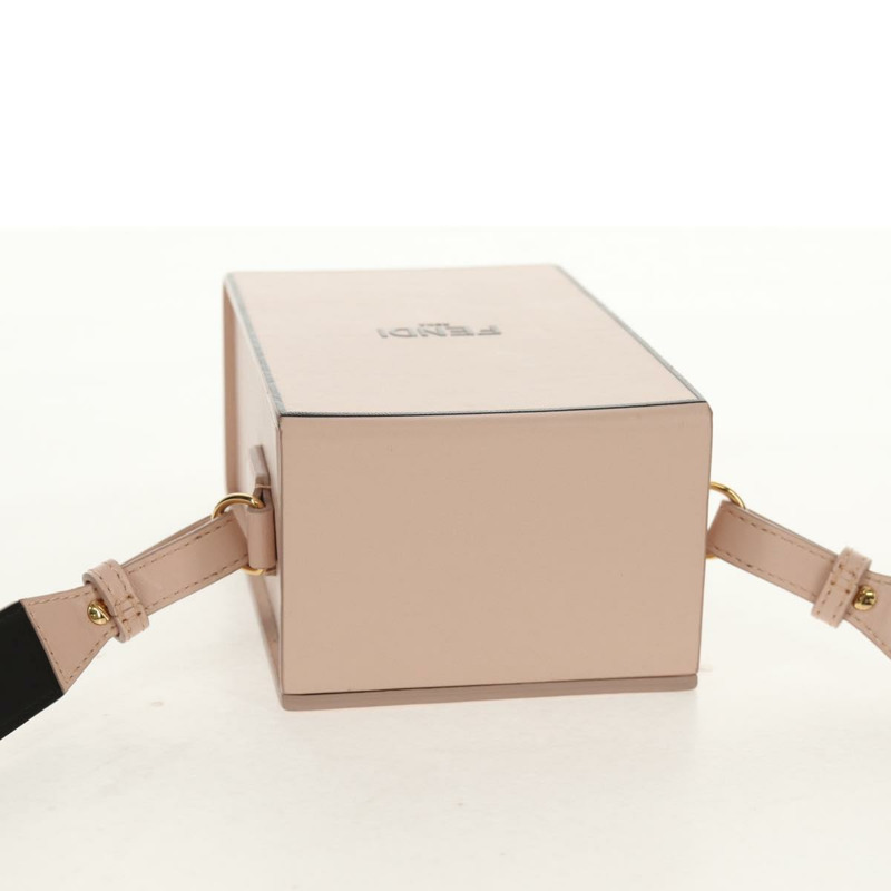 【日本直送】FENDI 皮革單背包 米色 金色 正品 ka578M-5