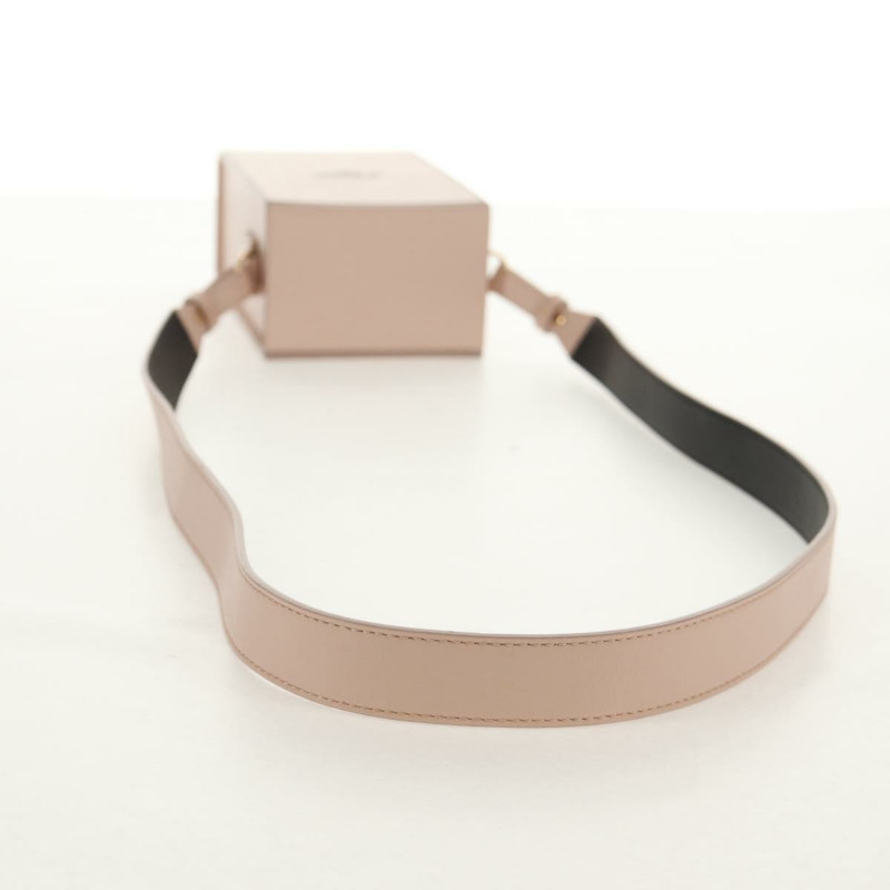 【日本直送】FENDI 皮革單背包 米色 金色 正品 ka578M-6