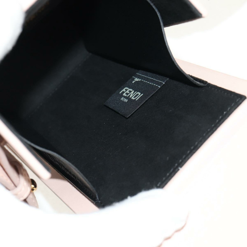 【日本直送】FENDI 皮革單背包 米色 金色 正品 ka578M-22