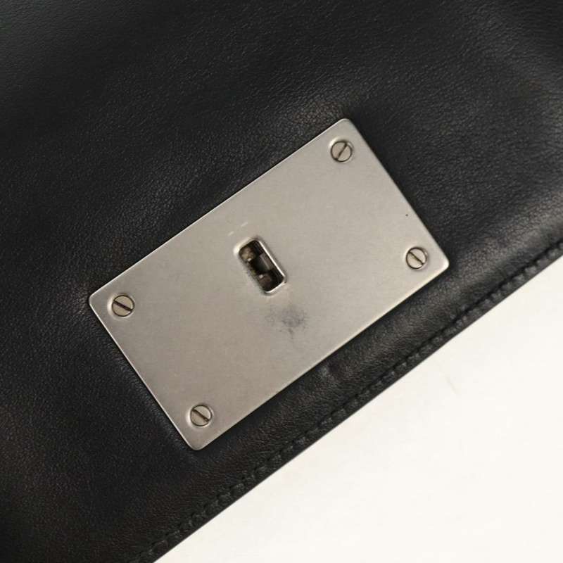 【日本直送】PRADA 尼龍鏈條單肩包 黃色 銀色 正品 ka595V-7