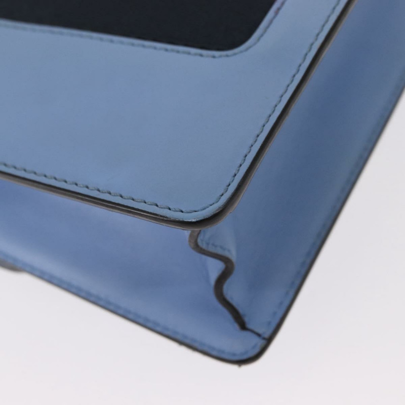 【日本直送】GUCCI Sylvie Sherry Line 鏈條包 皮革 淺藍色 金色 431666 正品 bs31431-14